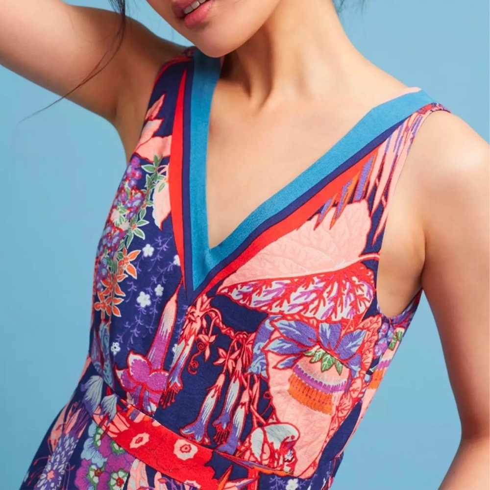 Anthropologie Maeve Iris Jumpsuit